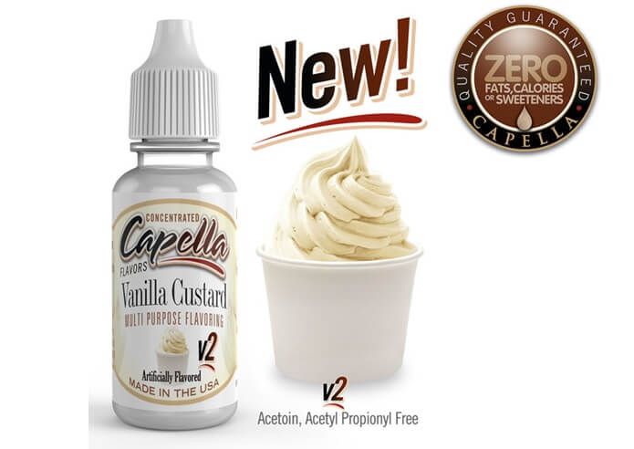 capella flavors Vanilla Custardv2 画像
