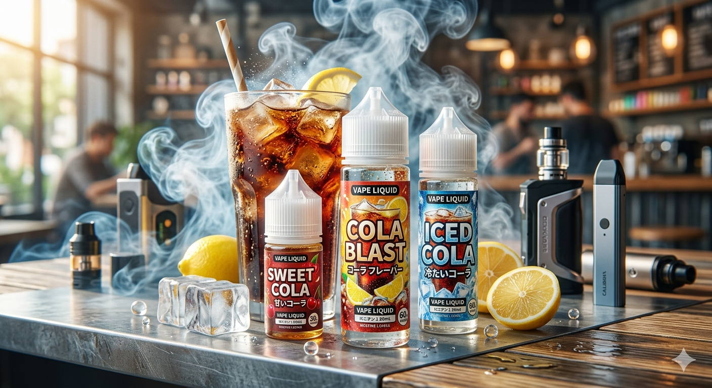 VAPEリキッド コーラ おすすめ｜甘さ・清涼感・吸いやすさで選ぶ